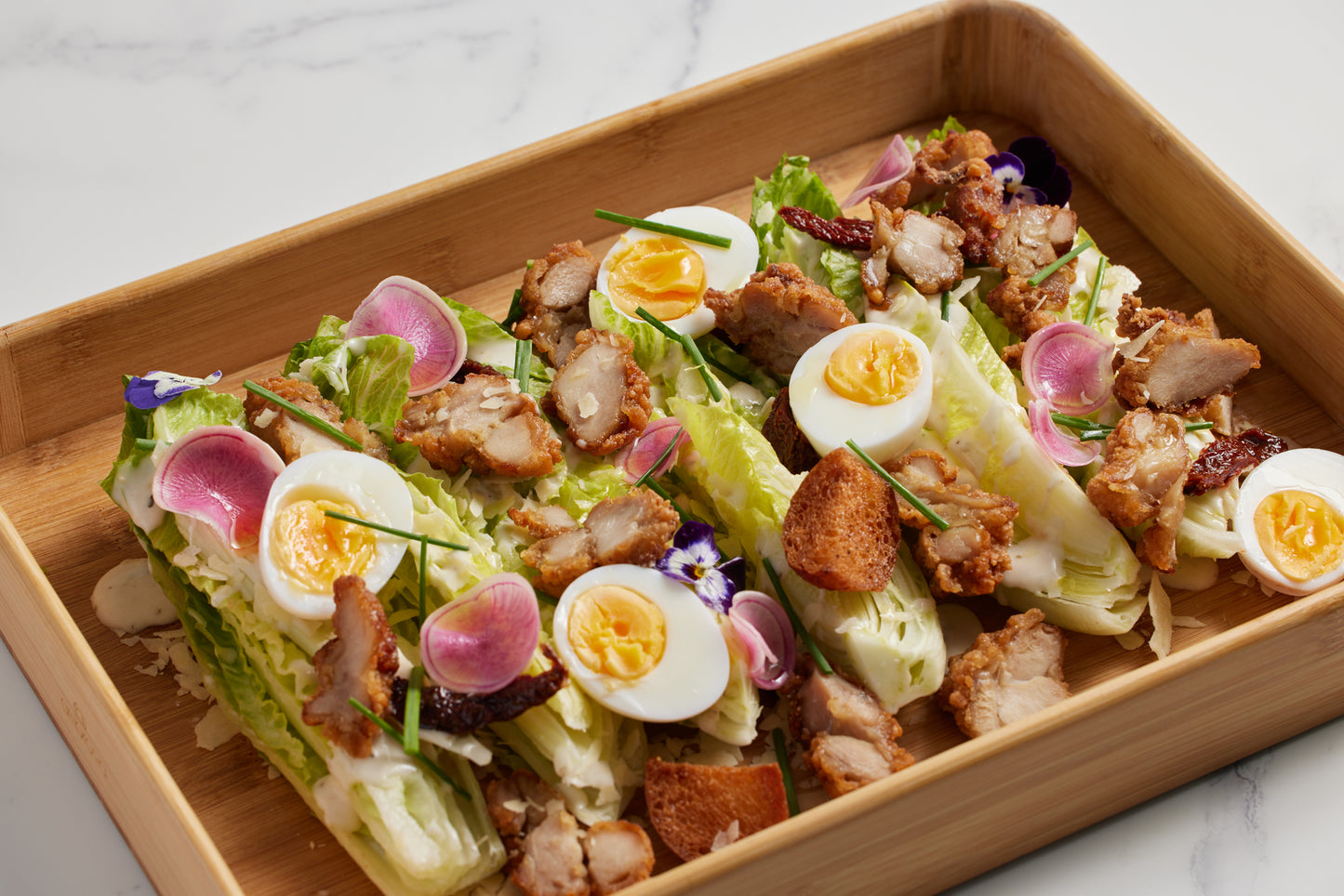 Crispy Chicken Caesar Salad