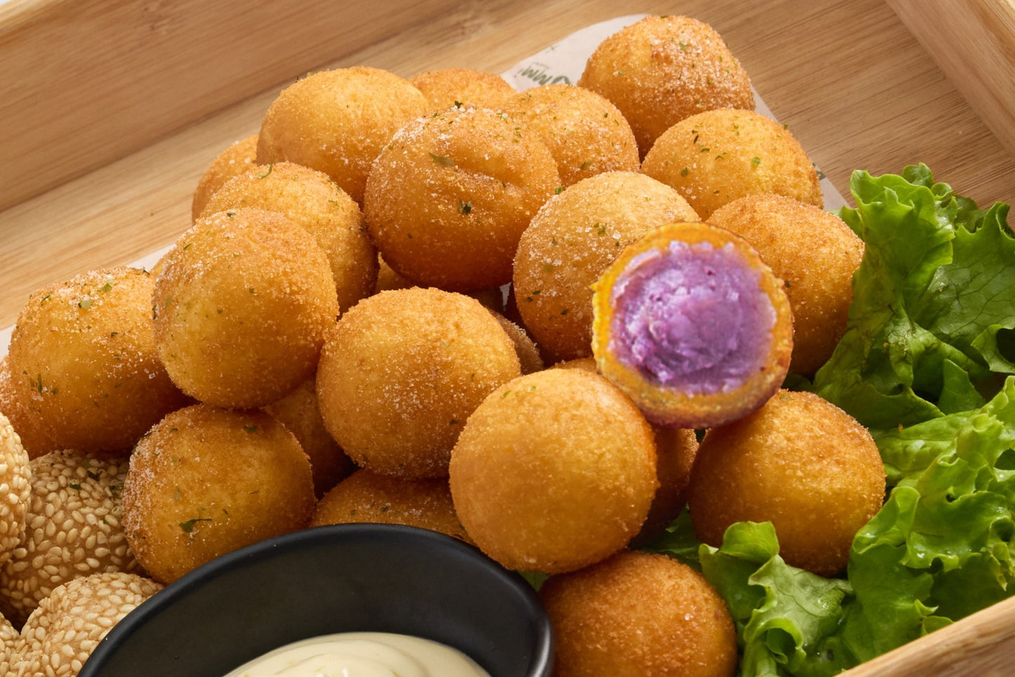 Sticky Rice Popping Balls (V)