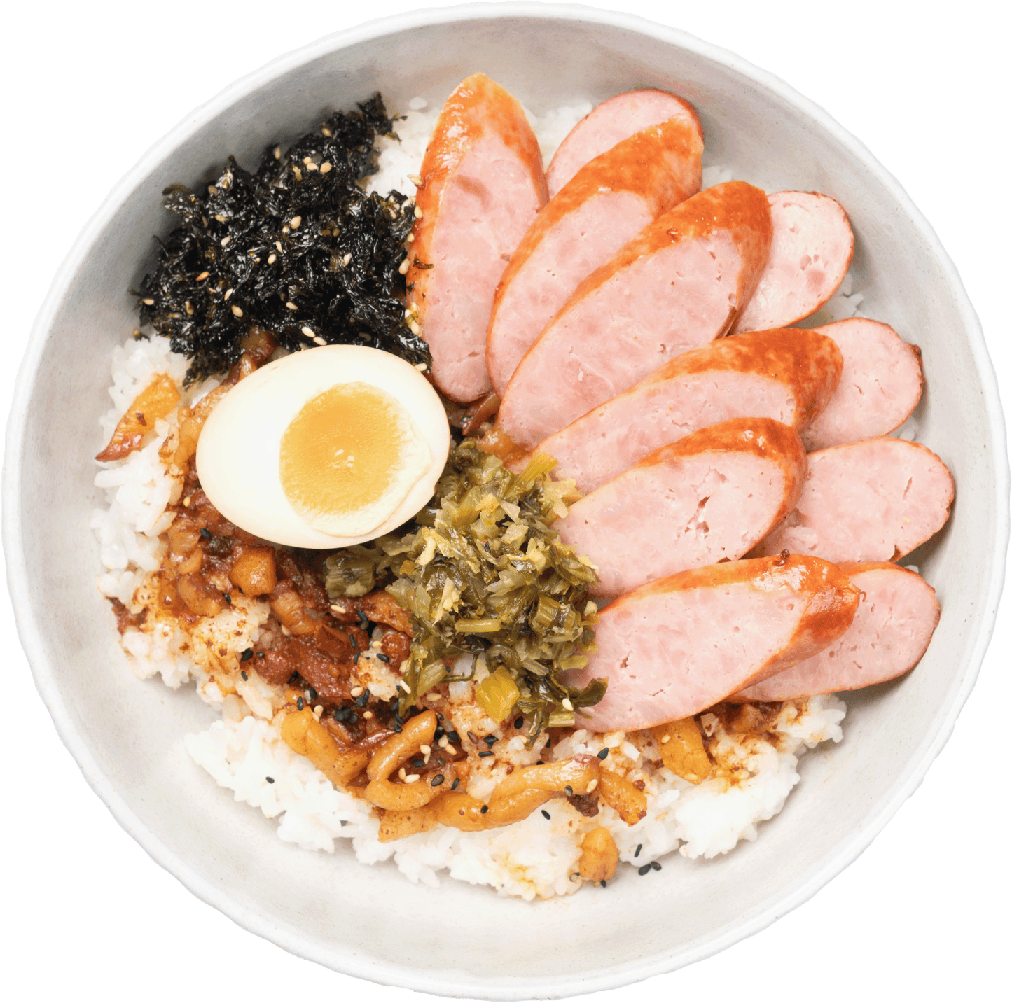 Grilled Taiwanese Sausage Don
