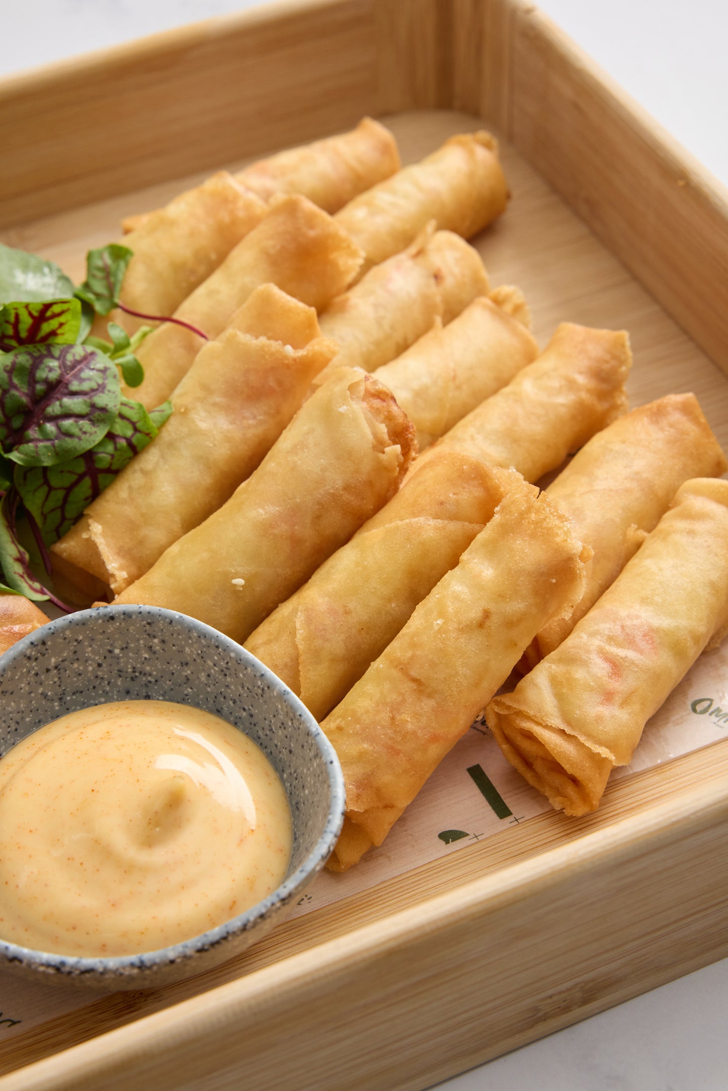 Crispy Spring Rolls with Dipping Sauce