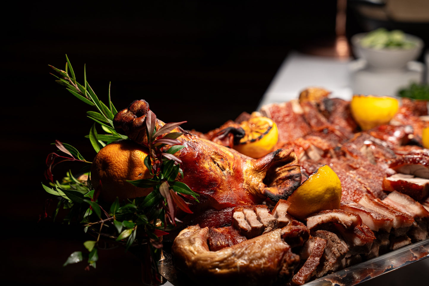 Roast Suckling Pig (with Gua Bao)