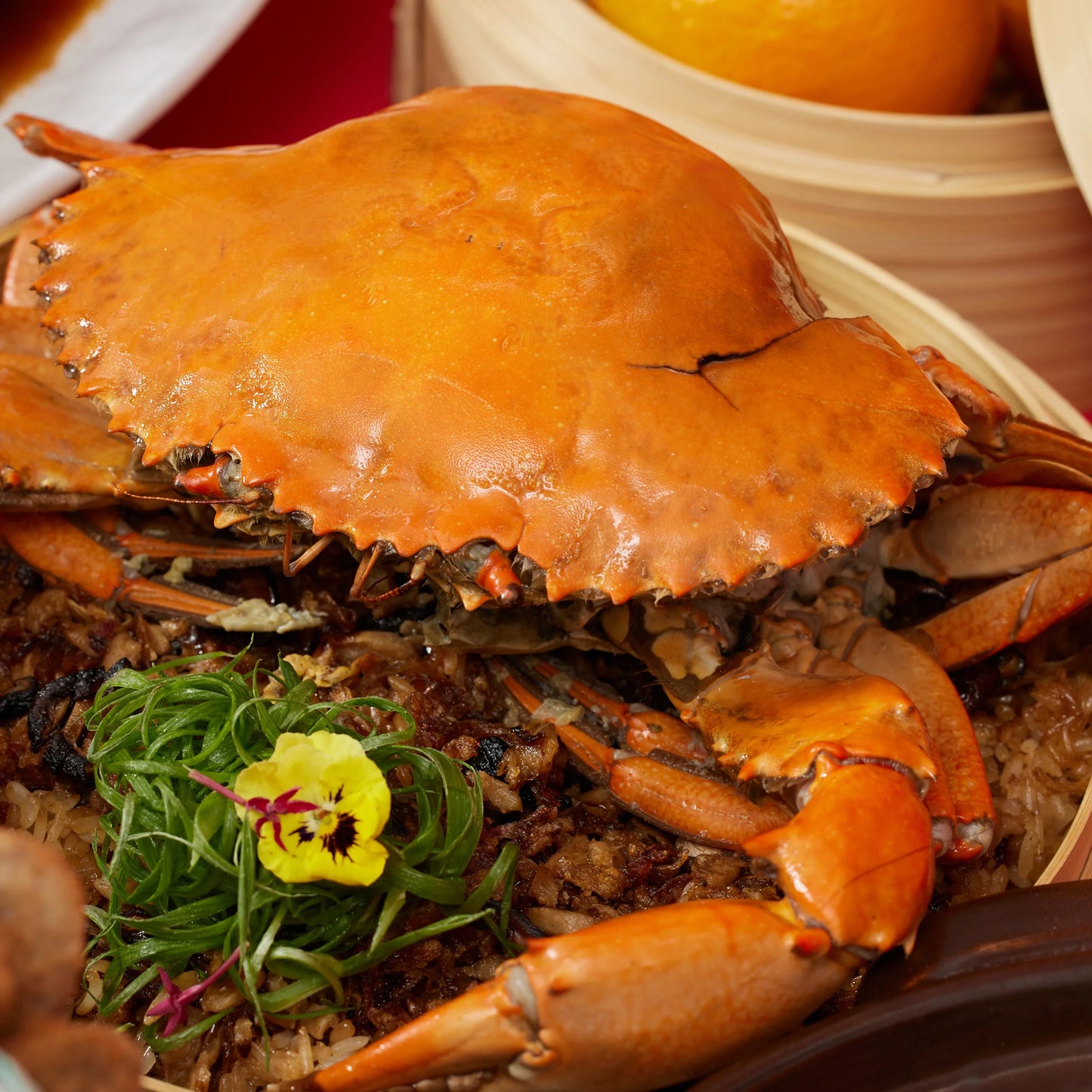 Taiwanese Sticky Rice with Mud Crab|步步高升紅蟳米糕
