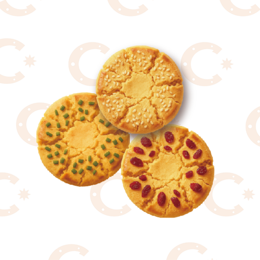 Three Flavours of Peach Shortbread Single | 單片-三種口味