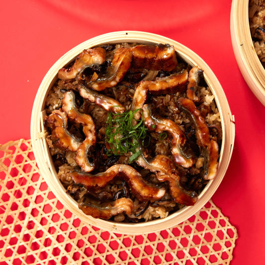 Taiwanese Sticky Rice with Eel｜鴻運蒲燒鰻油飯