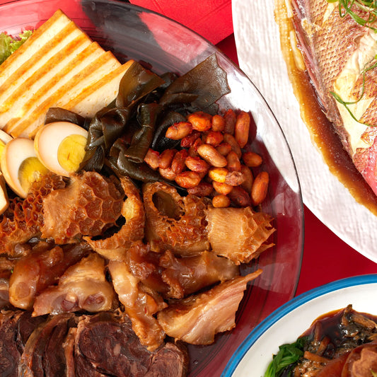 Cold Braised Wagyu Beef Three Treasures ｜ 香滷牛三寶拼盤