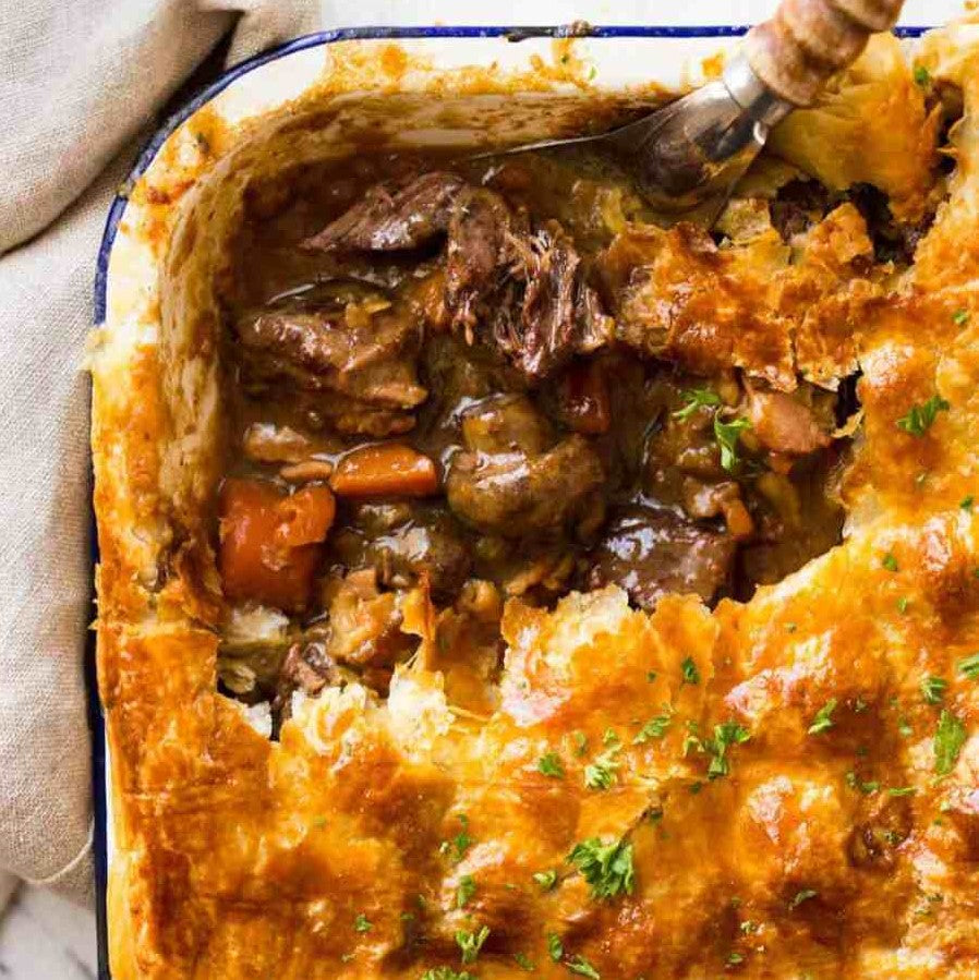 Beef Cheek Goulash Pie
