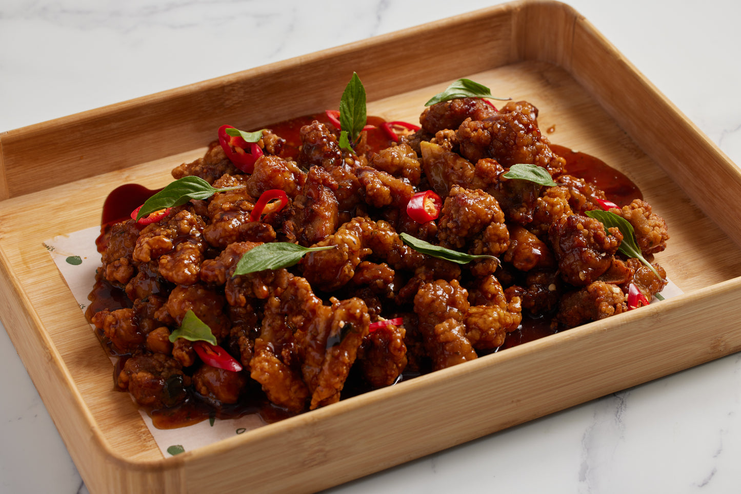 Taiwanese Three Cup Style Crispy Boneless Chicken
