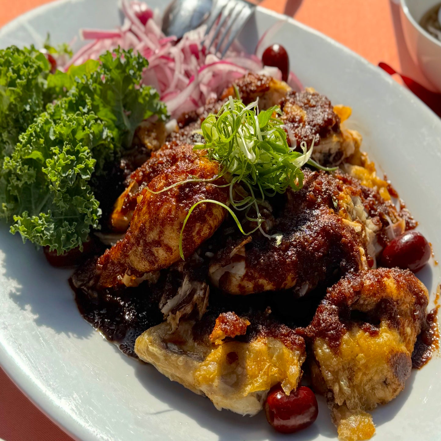 Honey Shacha Whole Chicken (Ban-doh) | 沙茶蜜香雞 (辦桌同款)