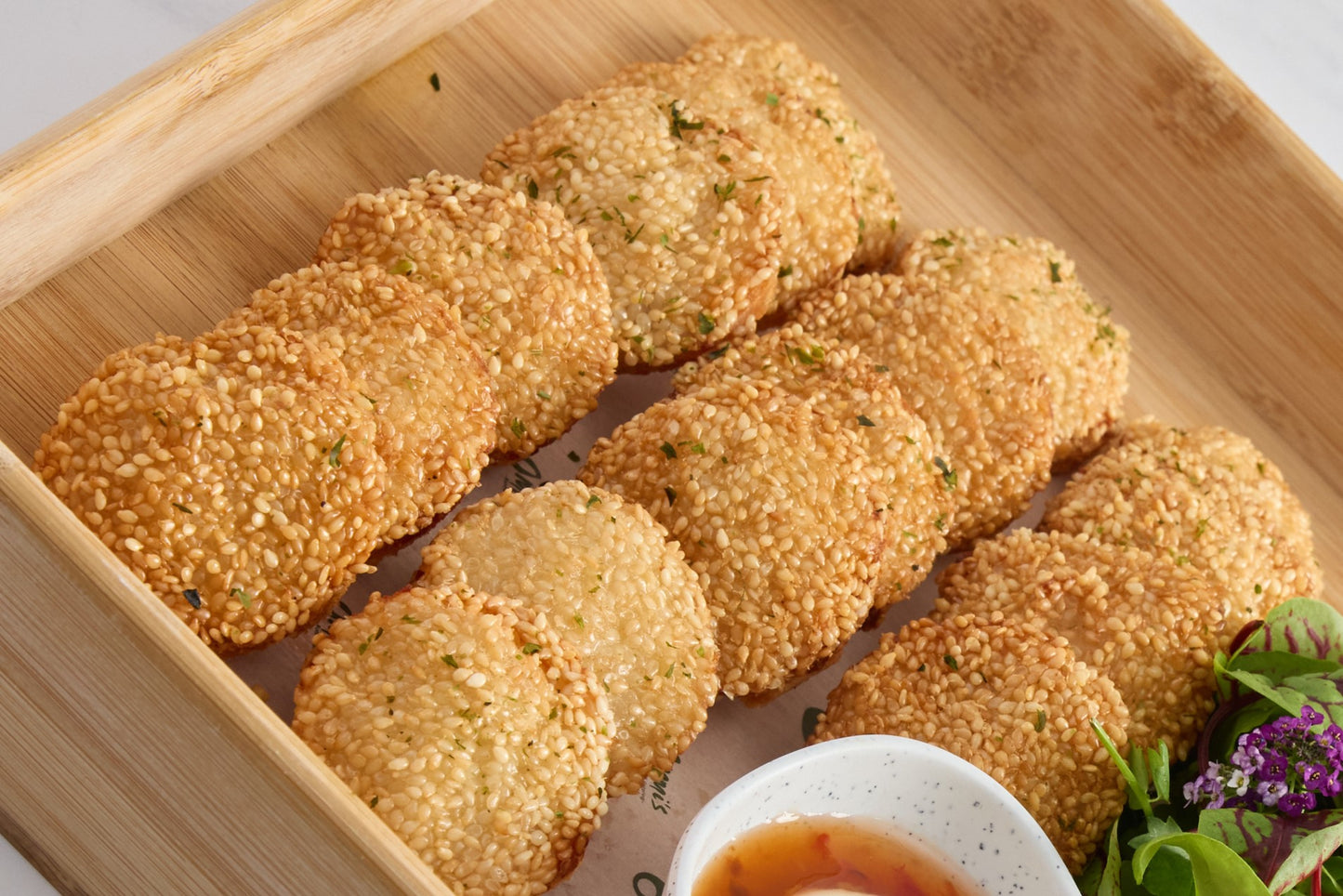 Prawn Toast and Rolls